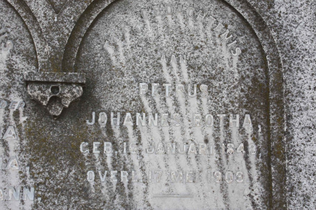 BOTHA Petrus Johannes 1848-1903
