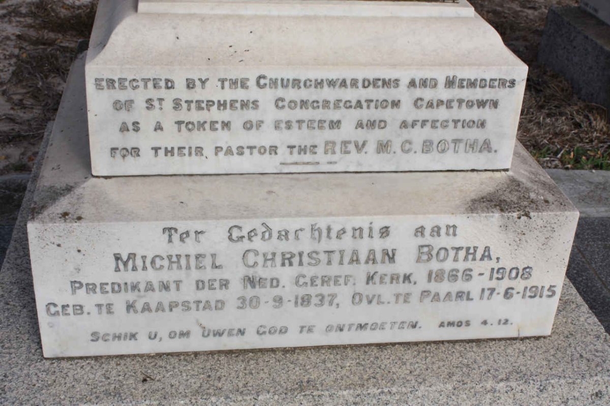 BOTHA Michiel Christiaan 1837-1915 :: BOTHA M.C.