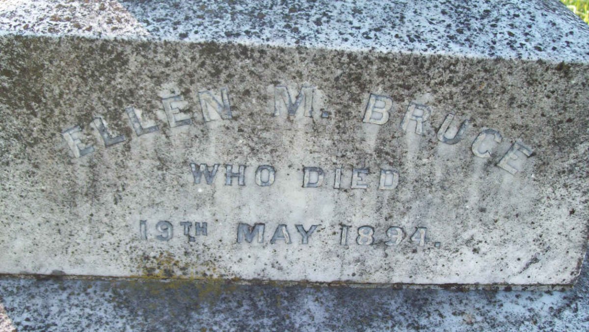 BRUCE Ellen M. -1894