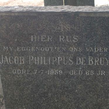 BRUYN Jacob Phillippus, de -1959