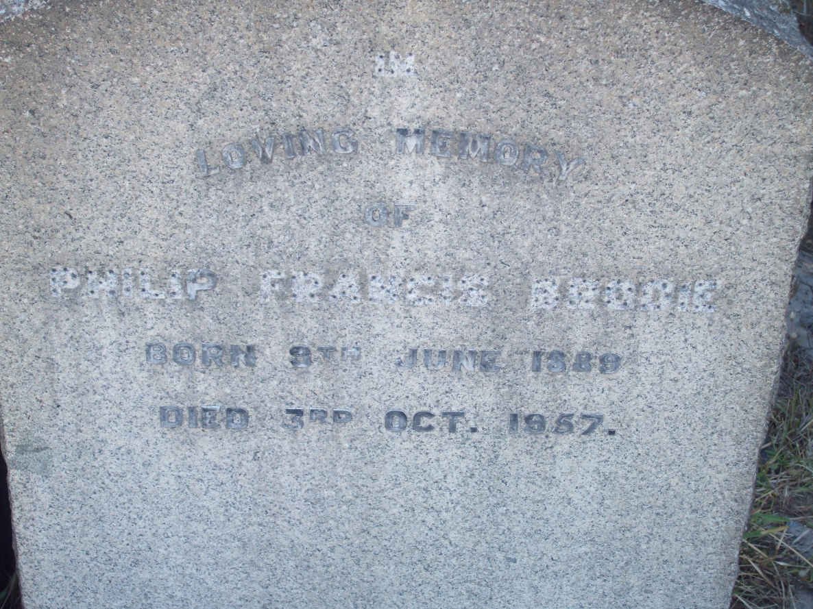 BRODIE Philip Francis 1889-1957