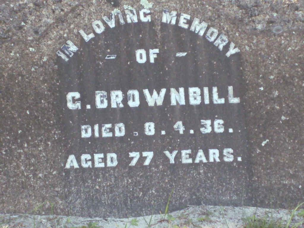 BROWNBILL G.  -1936 