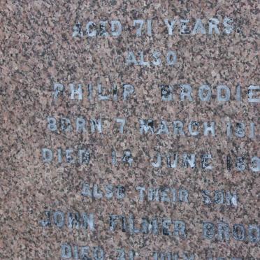 BRODIE Philip 1819-1896