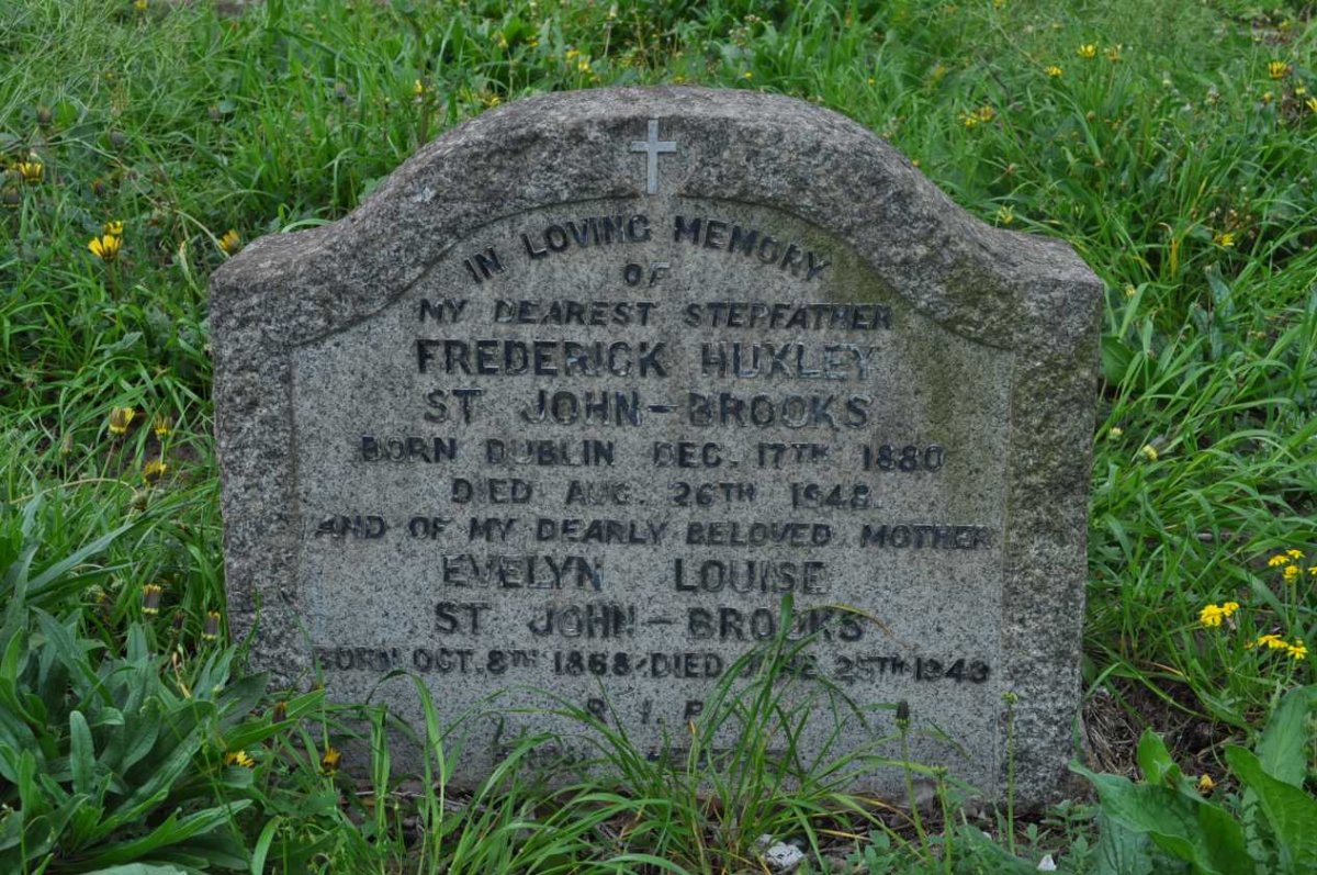 BROOKS Frederick Huxley, St. JOHN 1880-1948 &amp; Evelyn Louise 18?8-1943