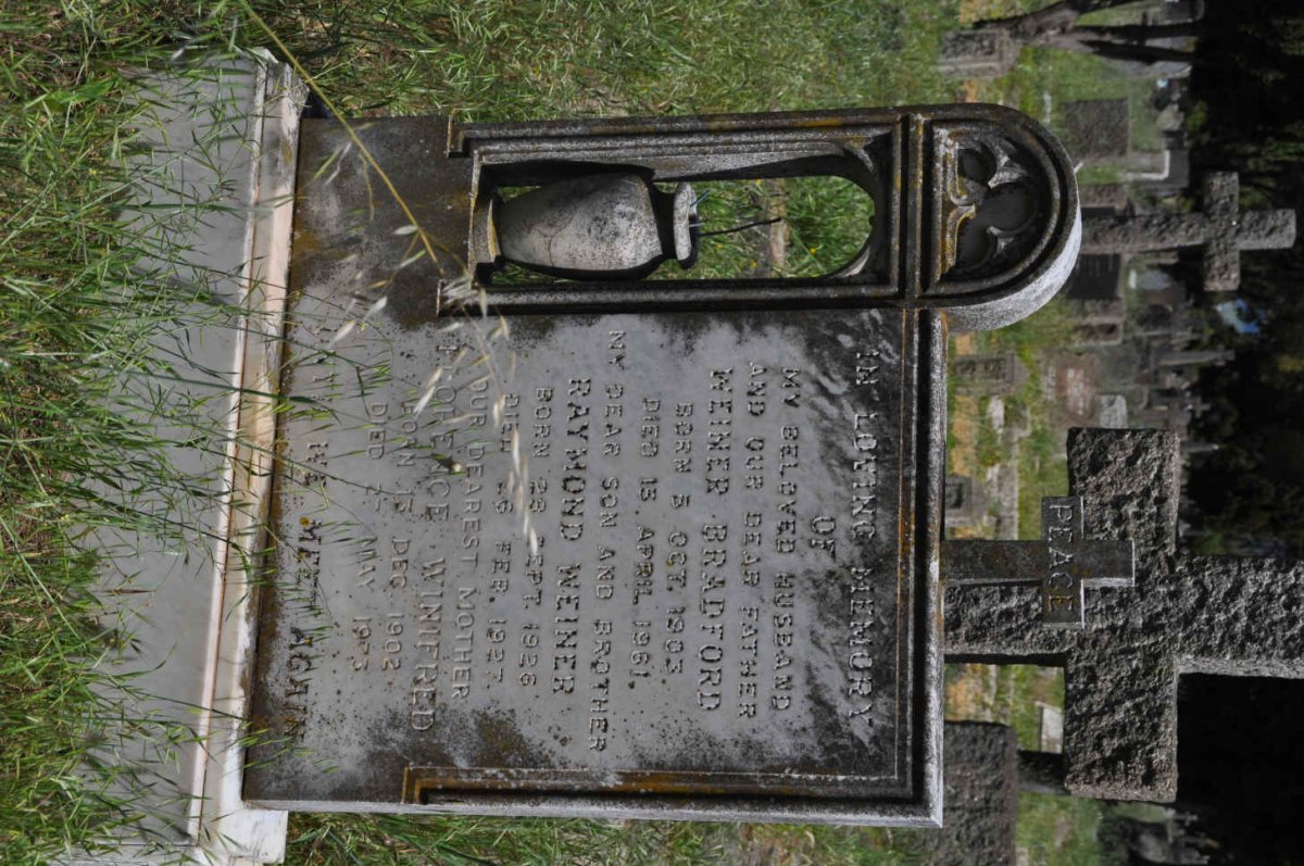 BRADFORD Weiner 1903-1961 &amp; Florence Winifred 1902-1973 :: BRADFORD Raymond Weiner 1926-1927