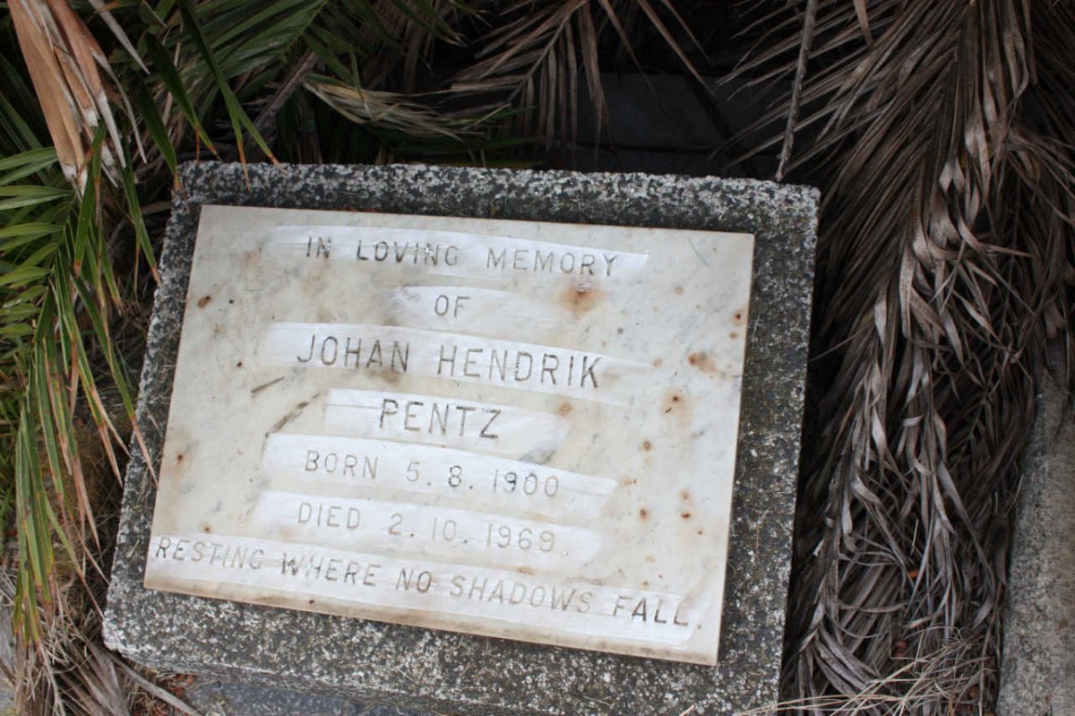 PENTZ Johan Hendrik 1900-1968