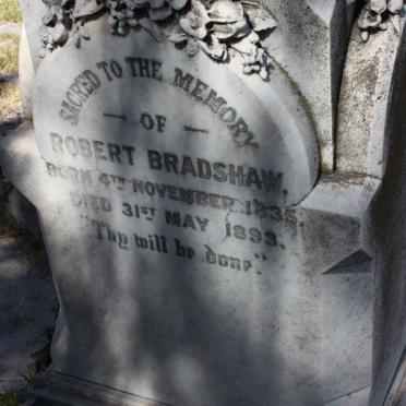 BRADSHAW Robert 1835-1893