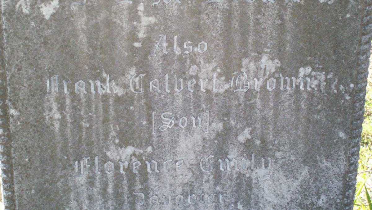 BROWN Frank Calvert
