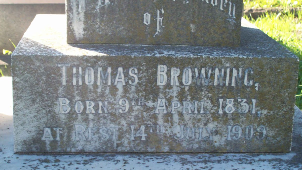 BROWNING Thomas 1831-1909