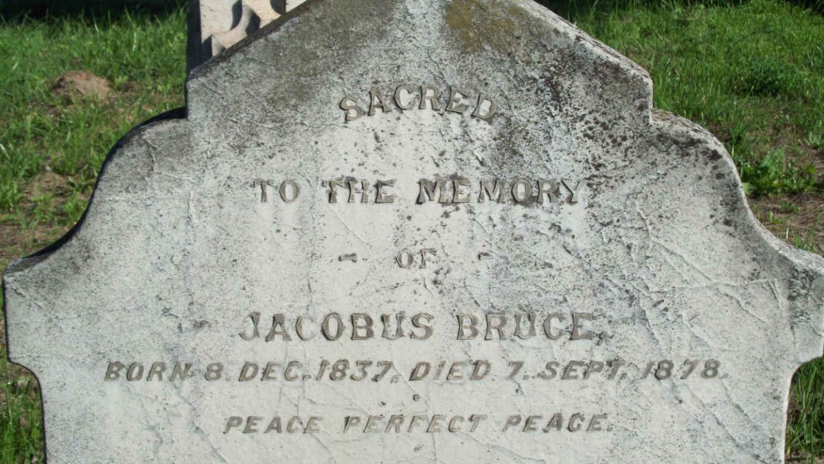 BRUCE Jacobus 1837-1878