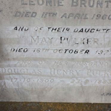 PULKER Douglas Henry 1900-1983 &amp; May -1977