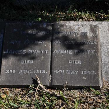 BYATT James -1919 &amp; Annie -1943