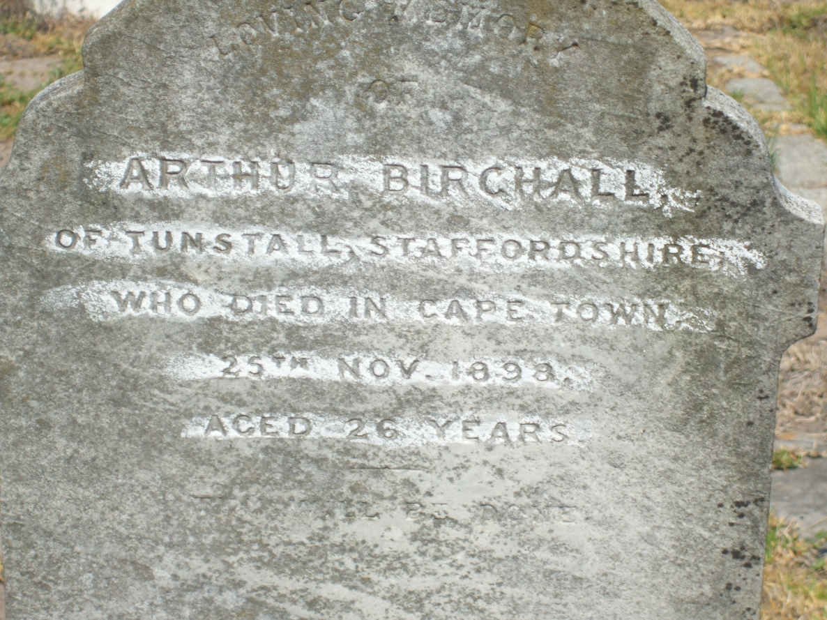 BURCHALL  Arthur  -1898