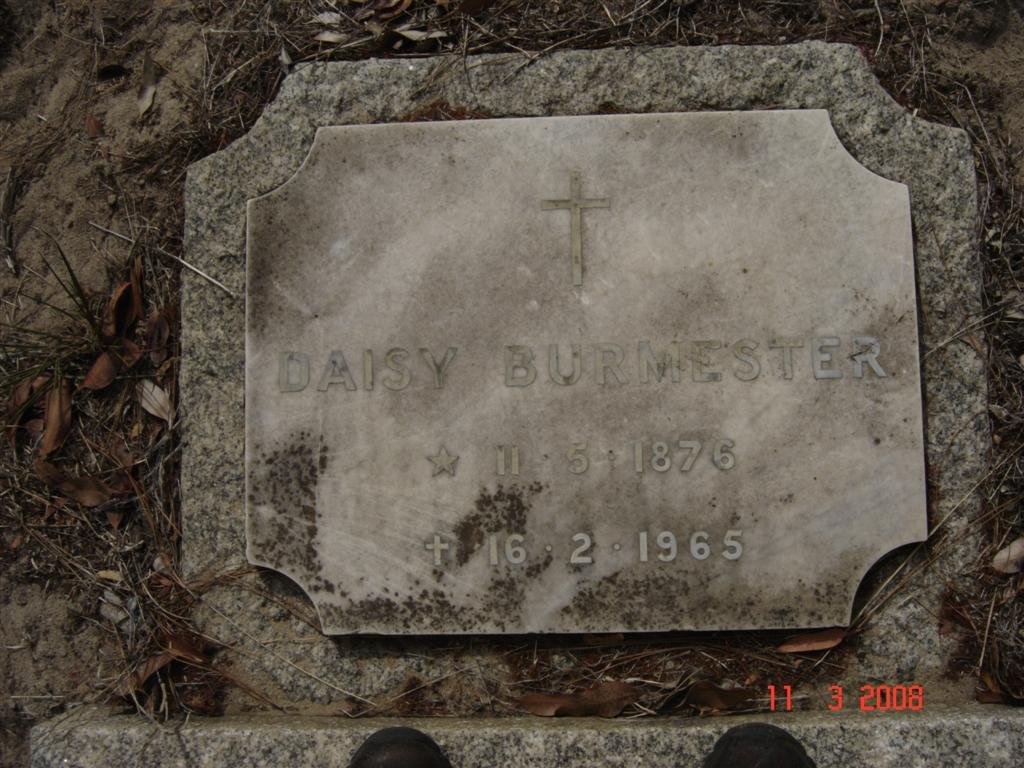 BURMESTER Daisy 1876-1965