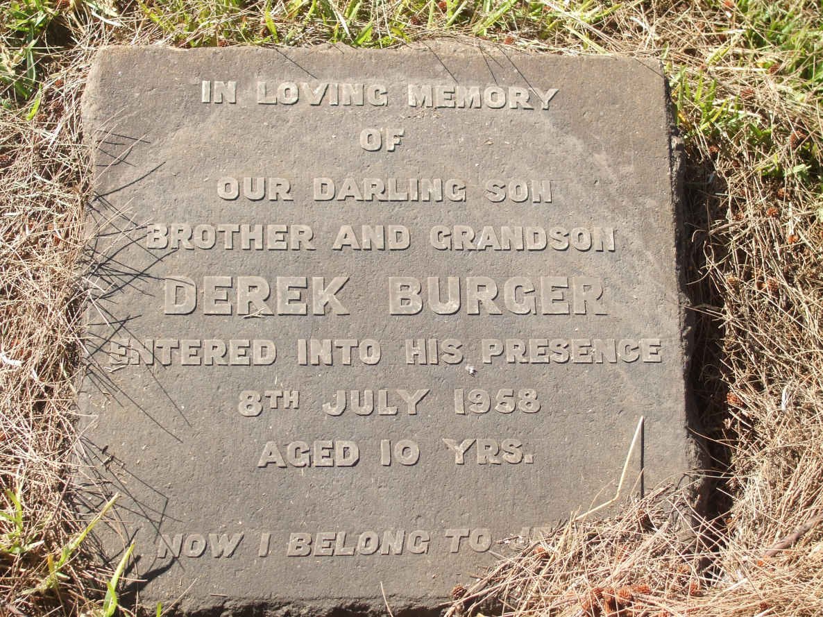 BURGER Derek -1958