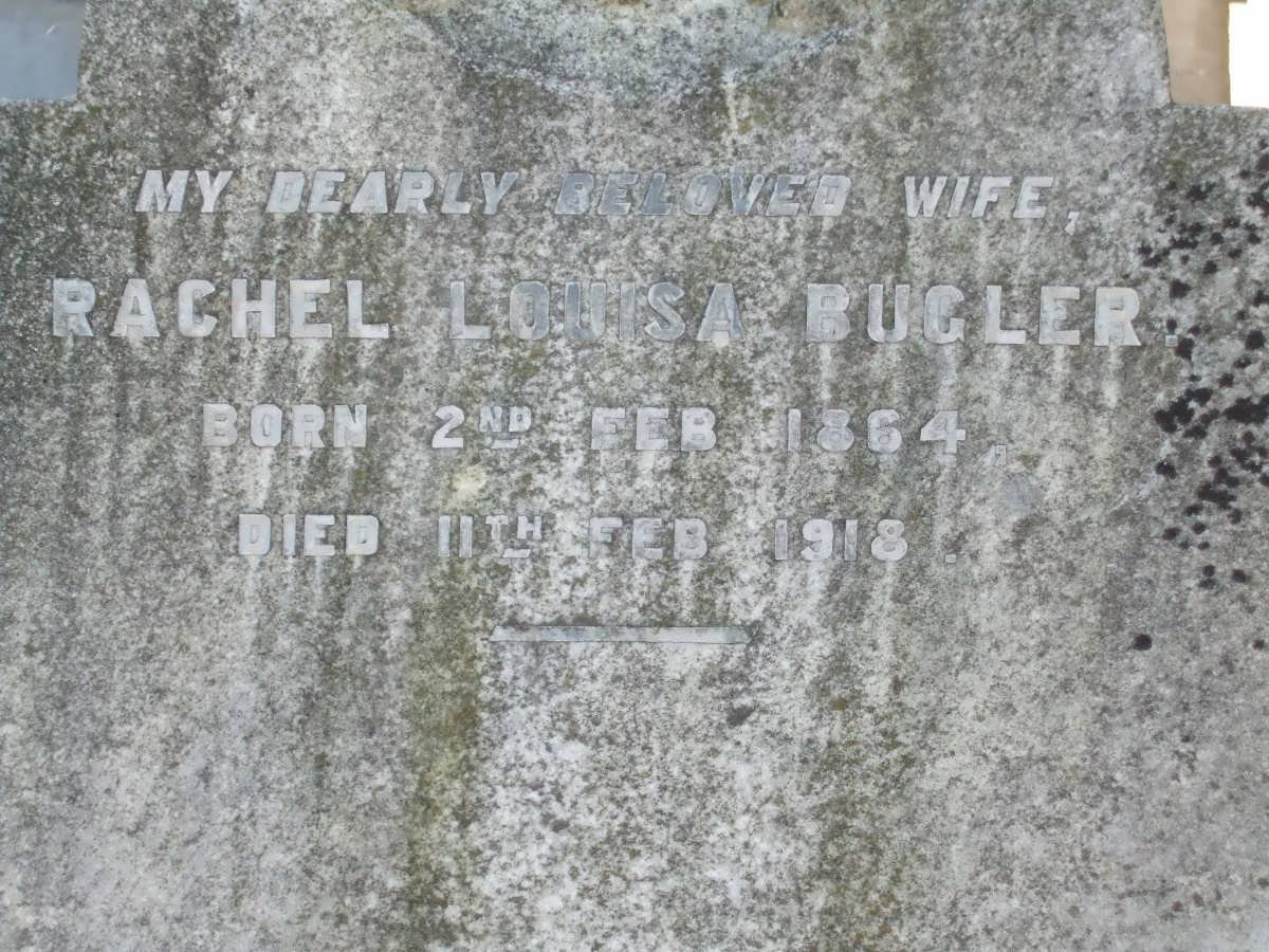 BUGLER Rachel Louisa 1864-1918