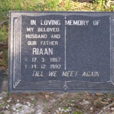 BUCHANAN Riaan 1957-1992