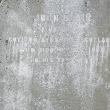 BLAIR John -1906