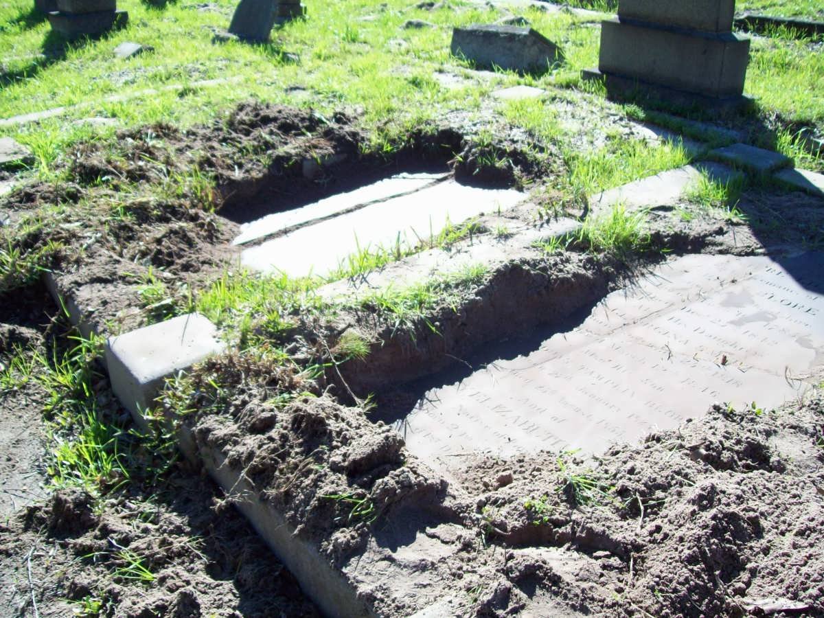 2. Overview BLORE Family graves