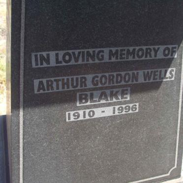 BLAKE Arthur Gordon Wells 1910-1996