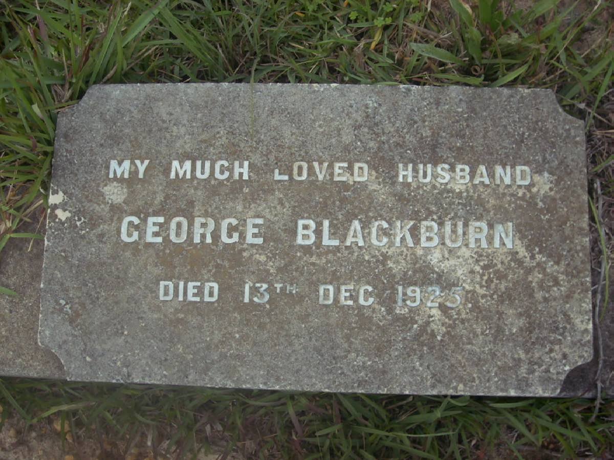 BLACKBURN George -1925