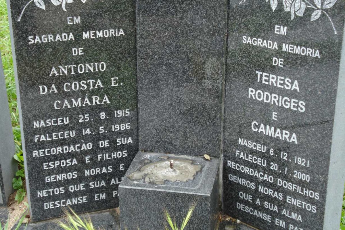 CAMARA Antonio Da Costa E. 1915-1986 &amp; Teresa Rodriges 1921-2000