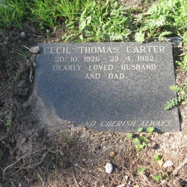 CARTER Cecil Thomas 1926-1982