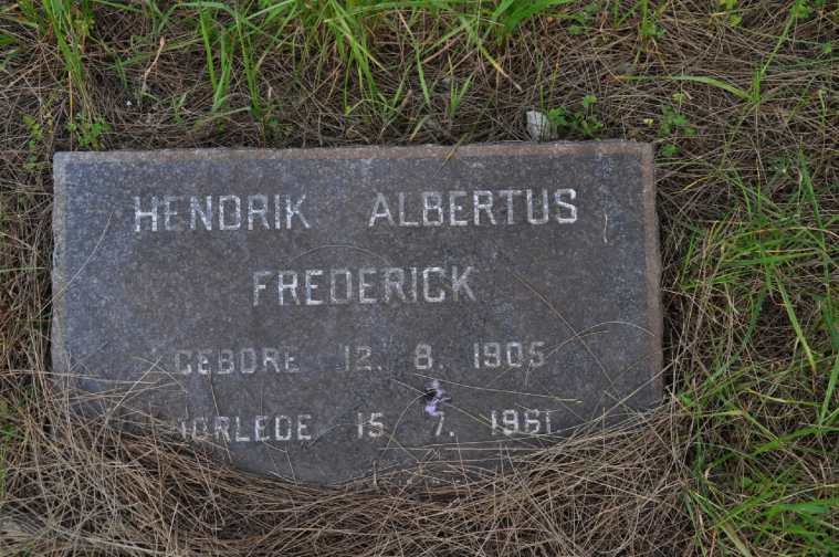 CARSTENS Hendrik Albertus Frederick 1905-1961