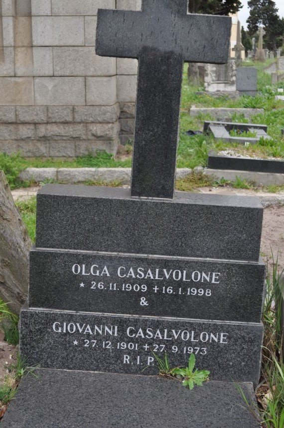 CASALVOLONE Giovanni 1901-1973 &amp; Olga 1909-1998