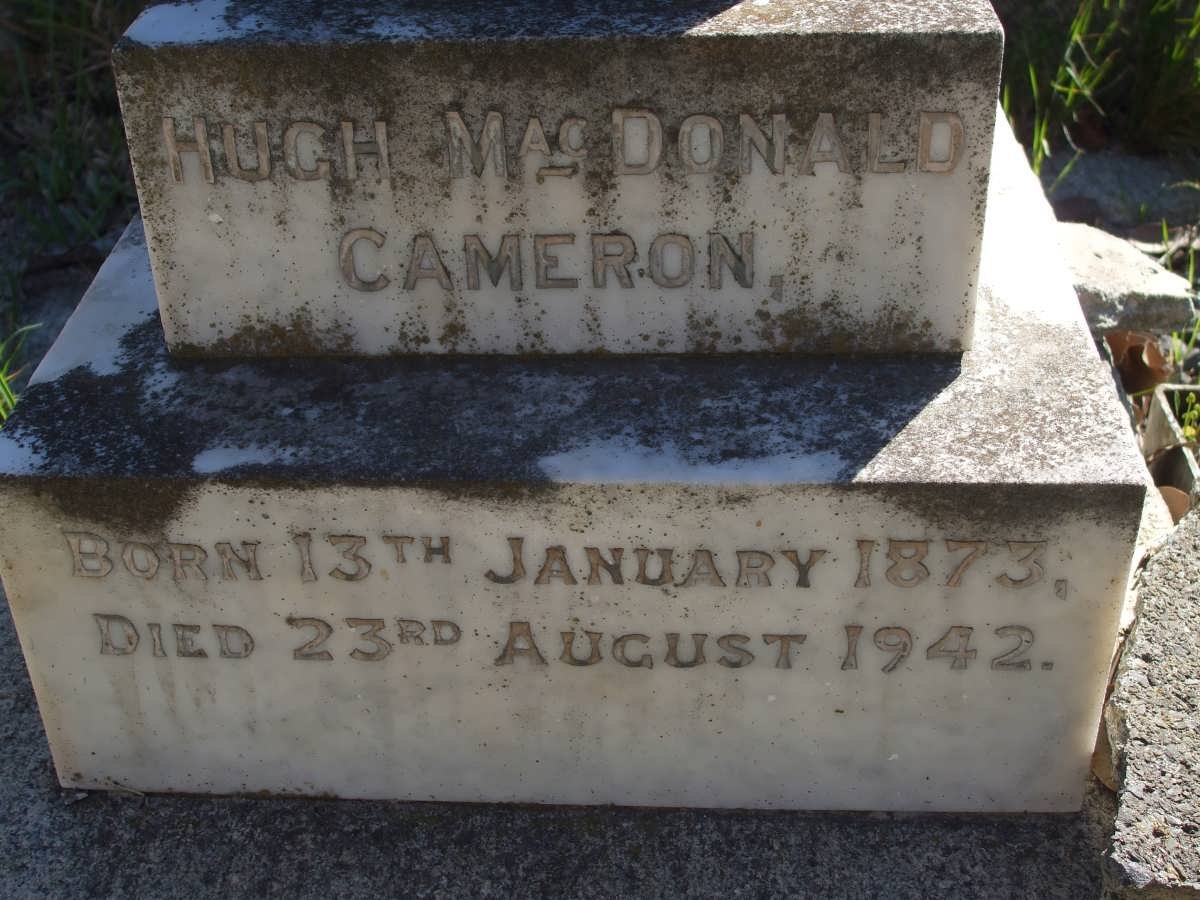 CAMERON Hugh MacDonald 1873-1942