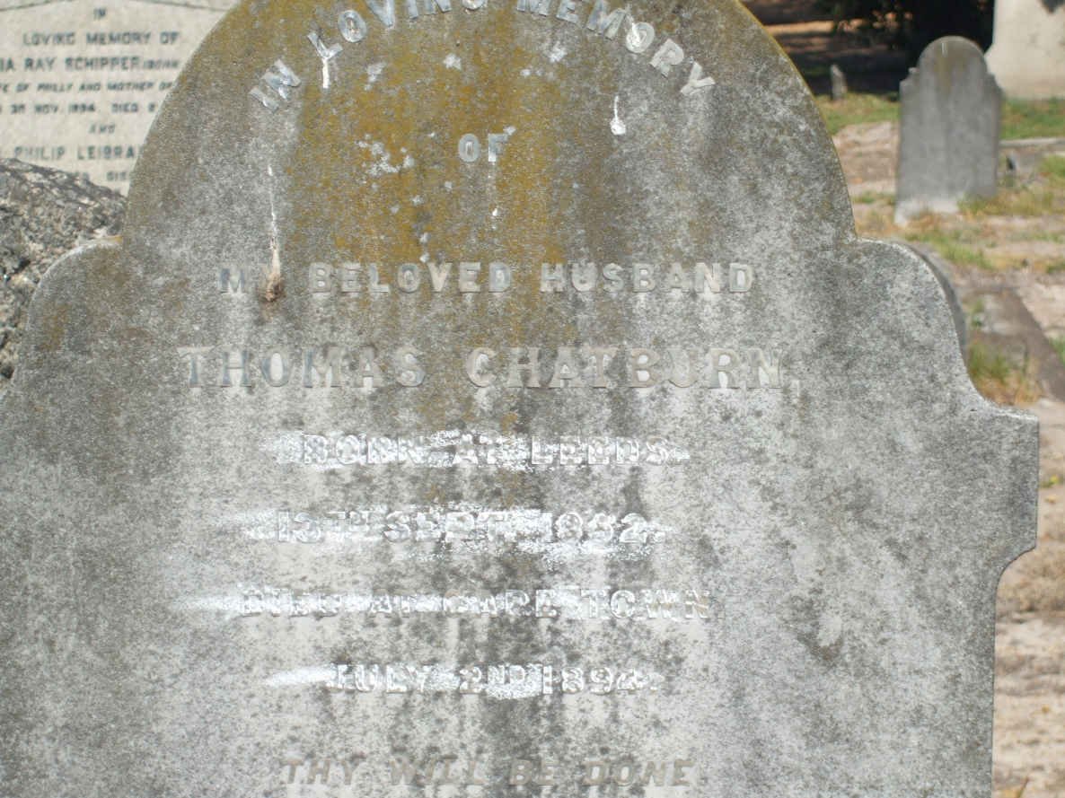 CHATBURN Thomas 1852-1894 :: CHATBURN Charlotte M. -1919 _2