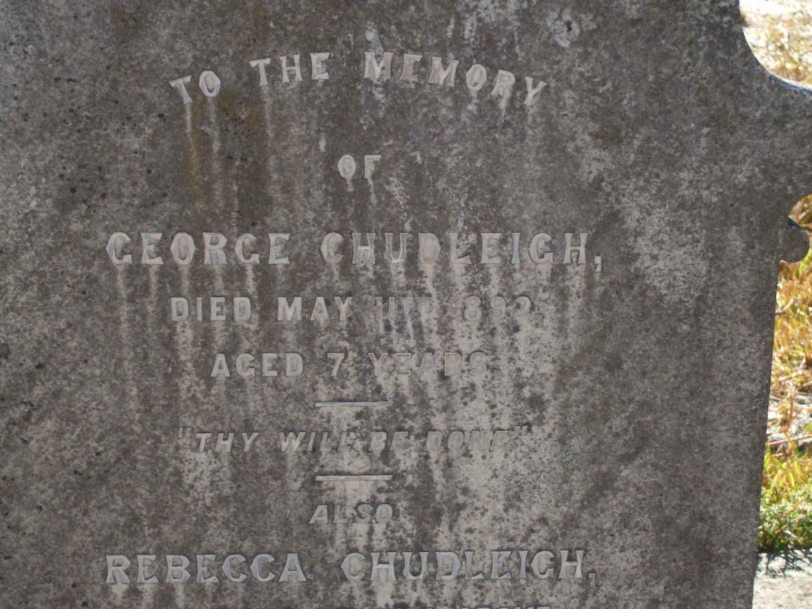 CHUDLEIGH George  -1892