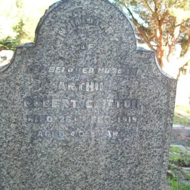 CLIFTON Arthur Robert -1919