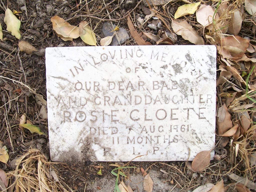 CLOETE Rosie -1961
