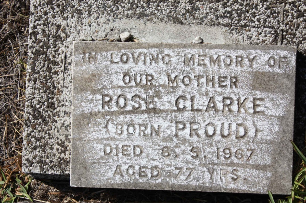 CLARKE Rose nee PROUD -1967