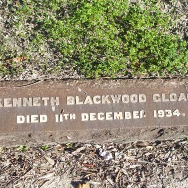 CLOAG Kenneth Blackwood -1934