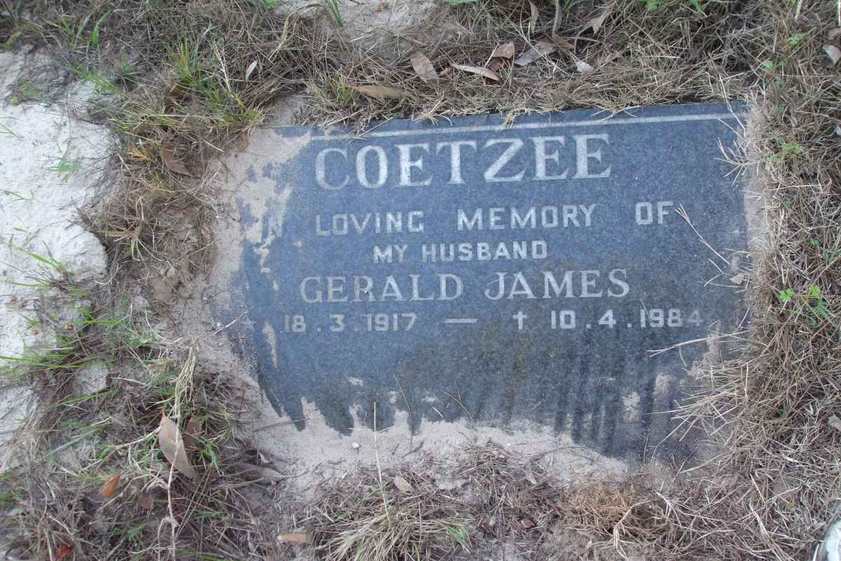 COETZEE Gerald James 1917-1984