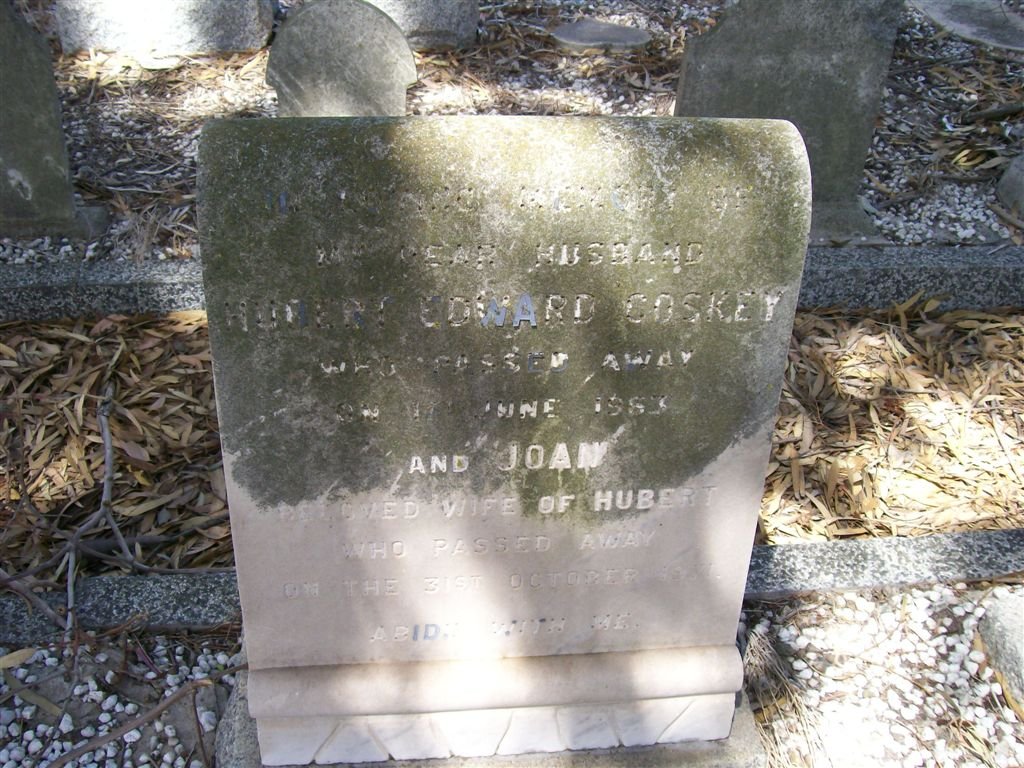 COSKEY Hubert Conrad -1963 &amp; Joan -??
