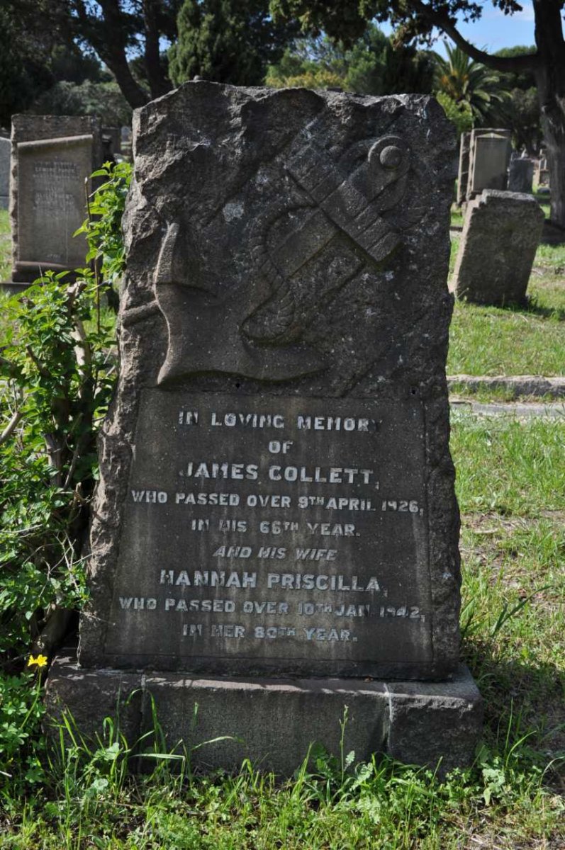 COLLETT James -1926 &amp; Hannah Priscilla -1942