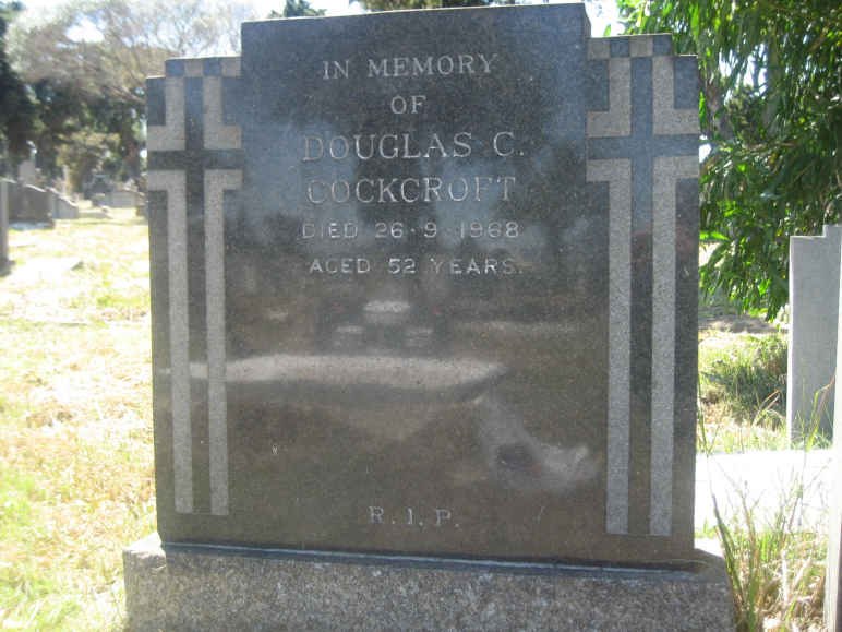 COCKCROFT Douglas C. -1968