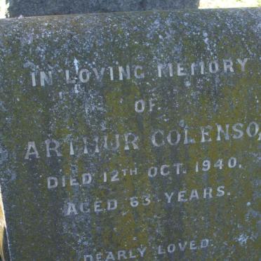 COLENSO Arthur  -1940 