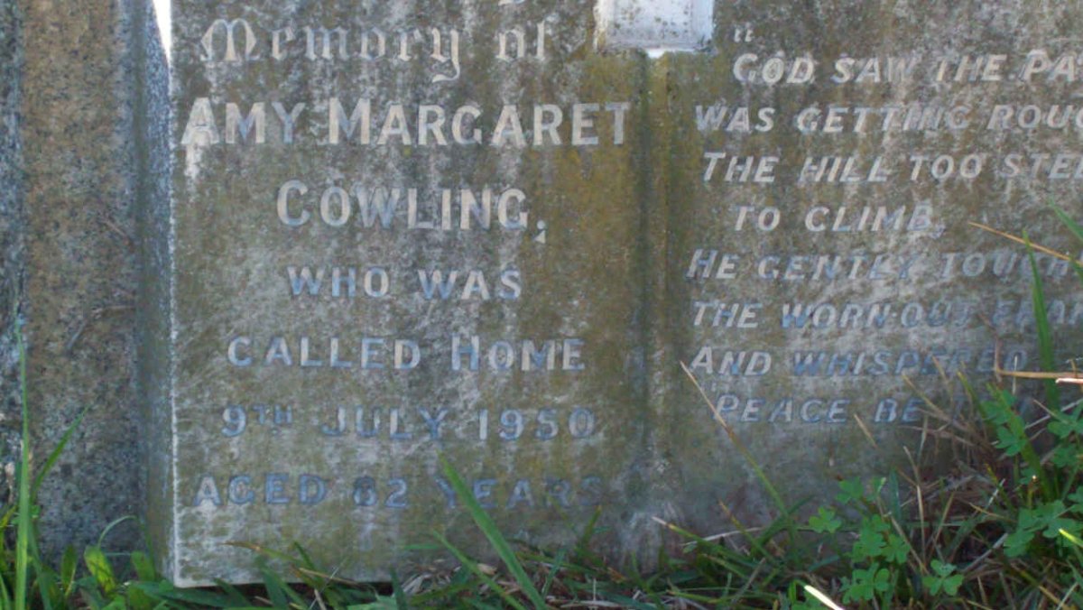 COWLING Amy Margaret  -1950 