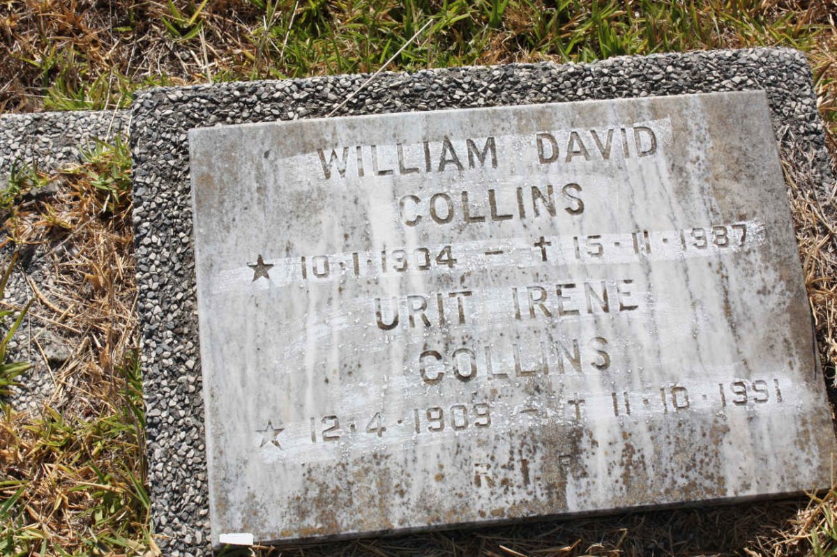 COLLINS William David 1904-1987 &amp; Urit Irene 1909-1991