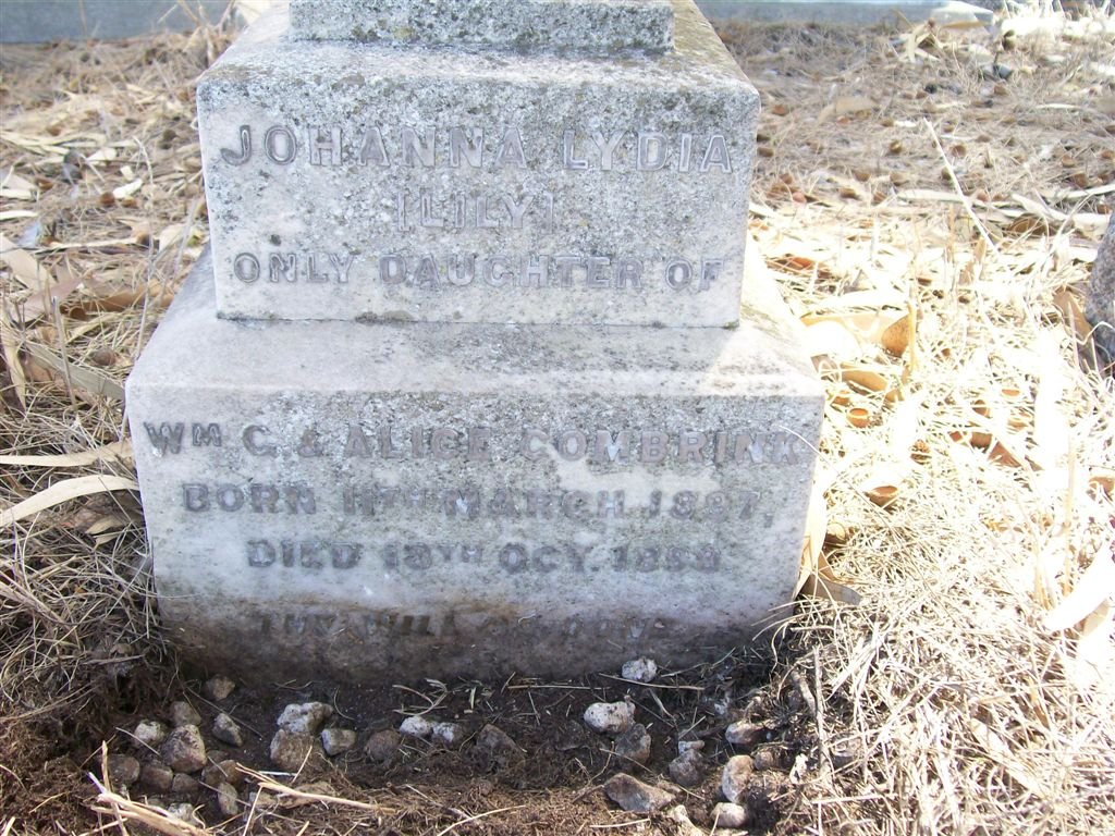 COMBRINK Johanna Lydia 1897-?