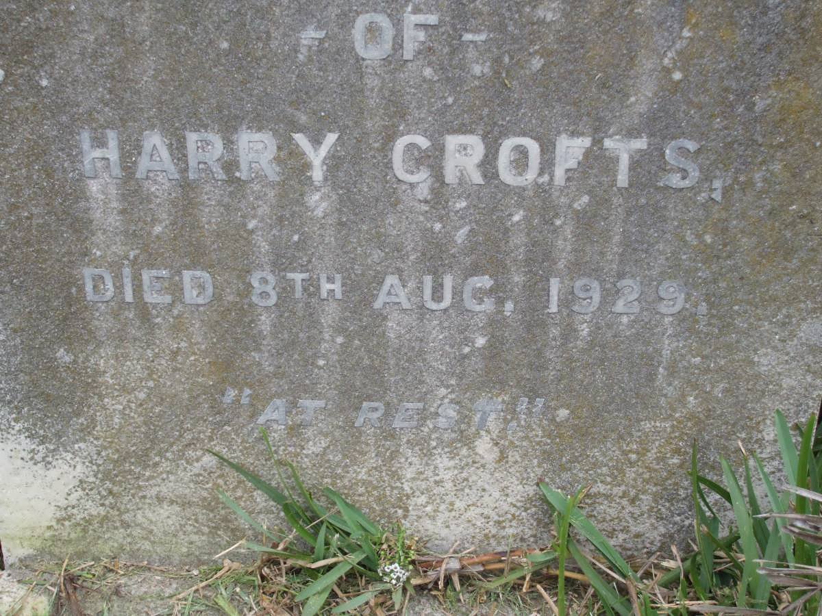 CROFTS Harry -1929