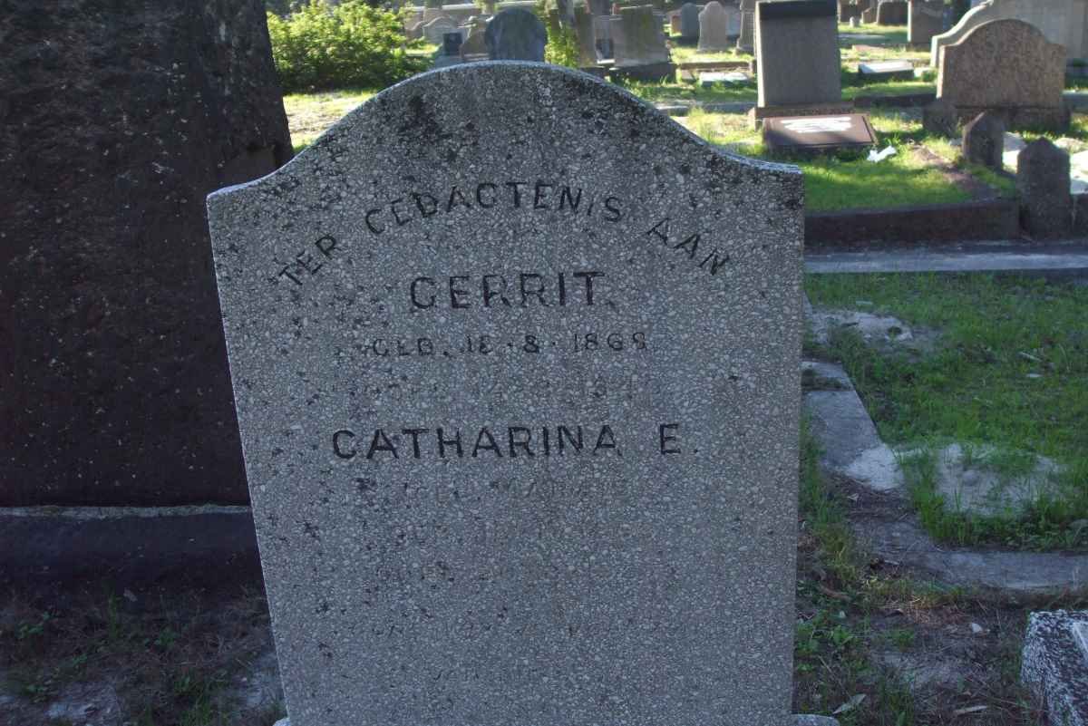 CONRADIE Gerrit 186?-194? &amp; Catharina E. 