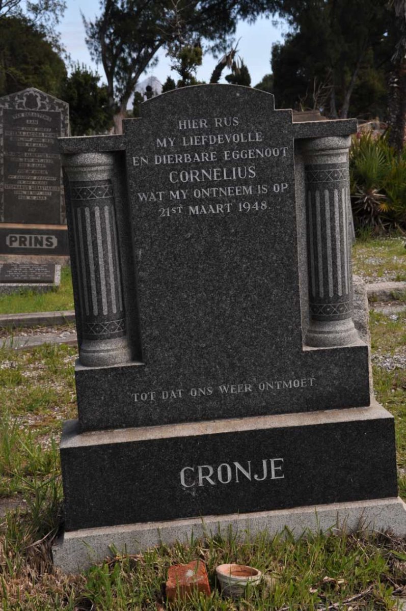 CRONJE Cornelius -1948