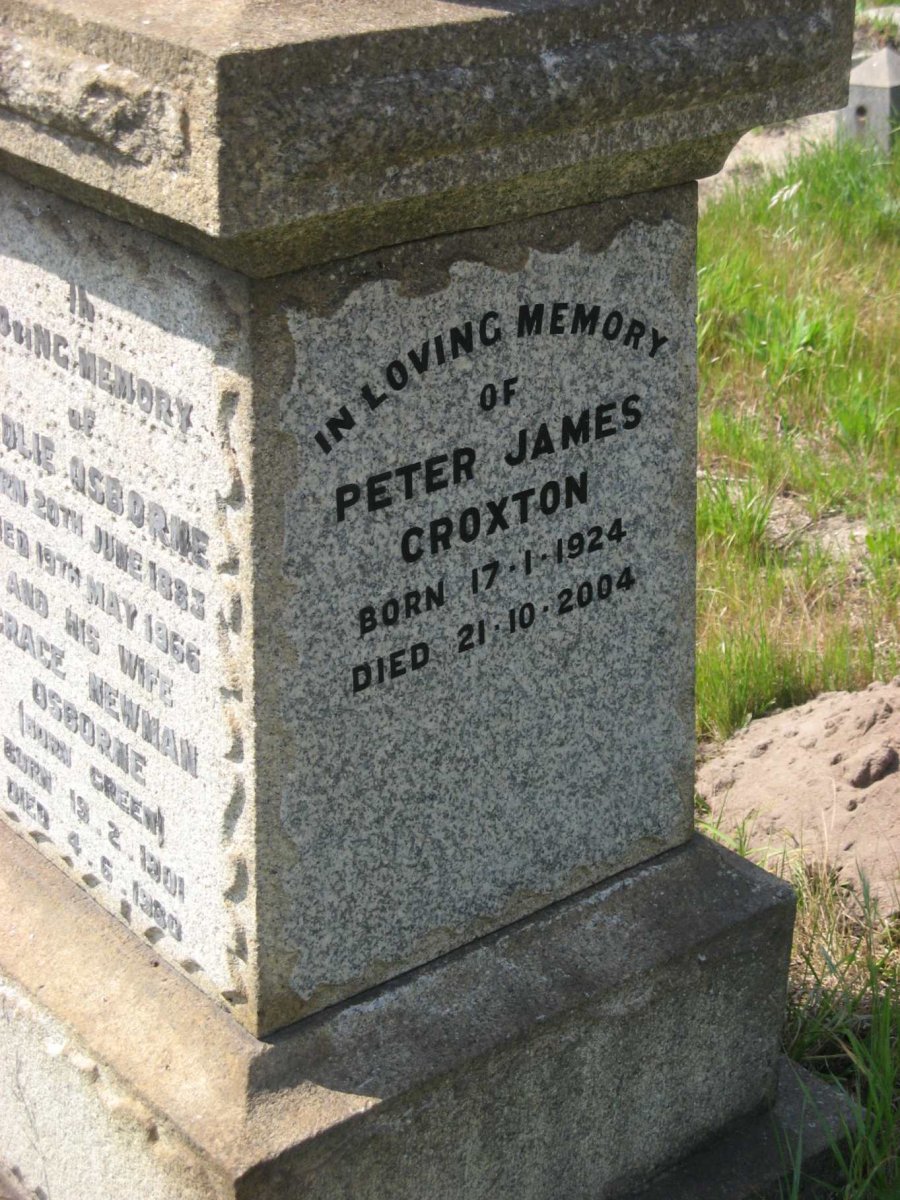 CROXTON Peter James 1924-2004 :: OSBORNE