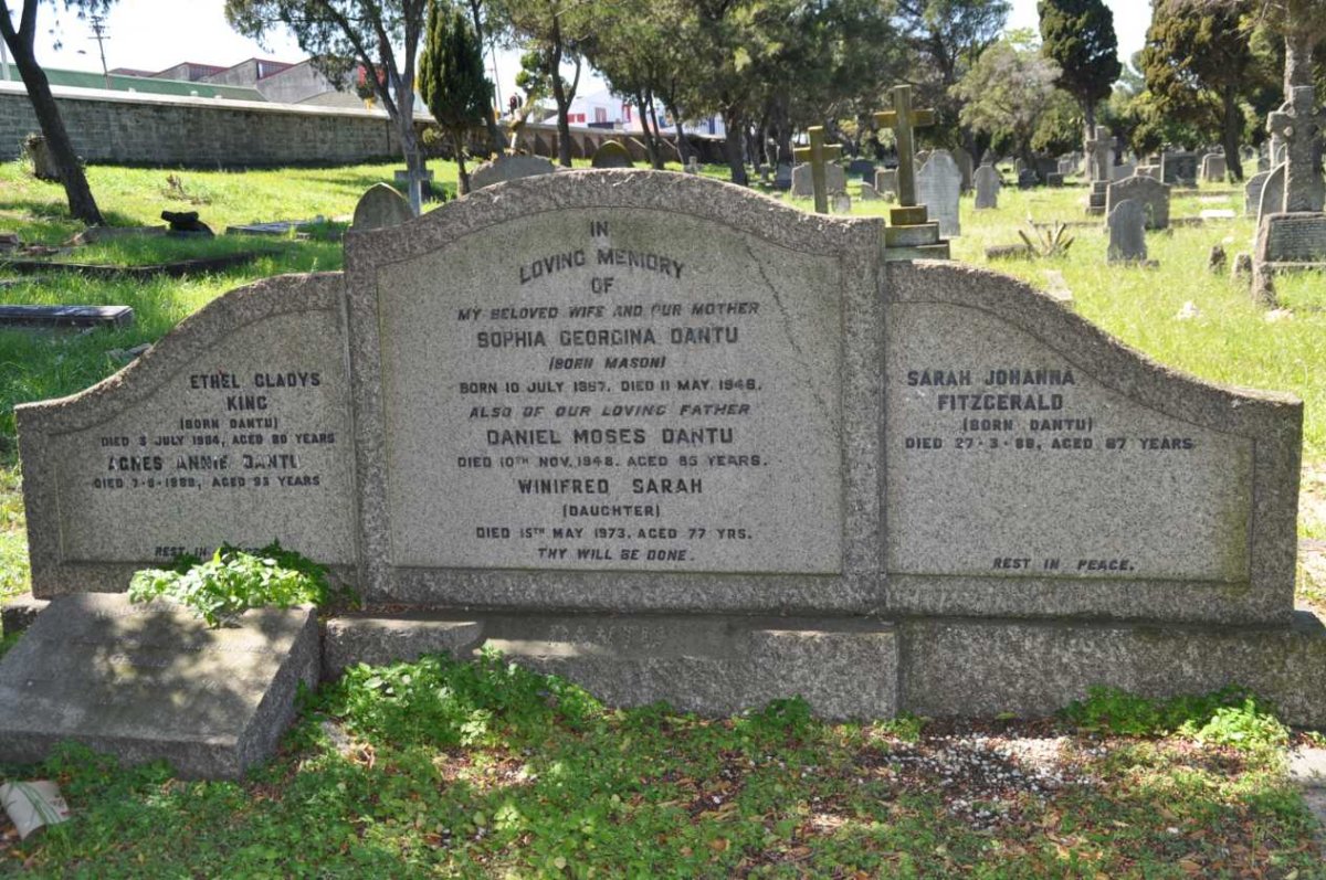 DANTU Daniel Moses -1948 &amp; Sophia Georgina MASON 1867-1948