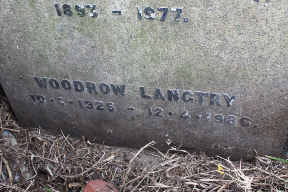 DAMP Woodrow Langtry 1925-1986
